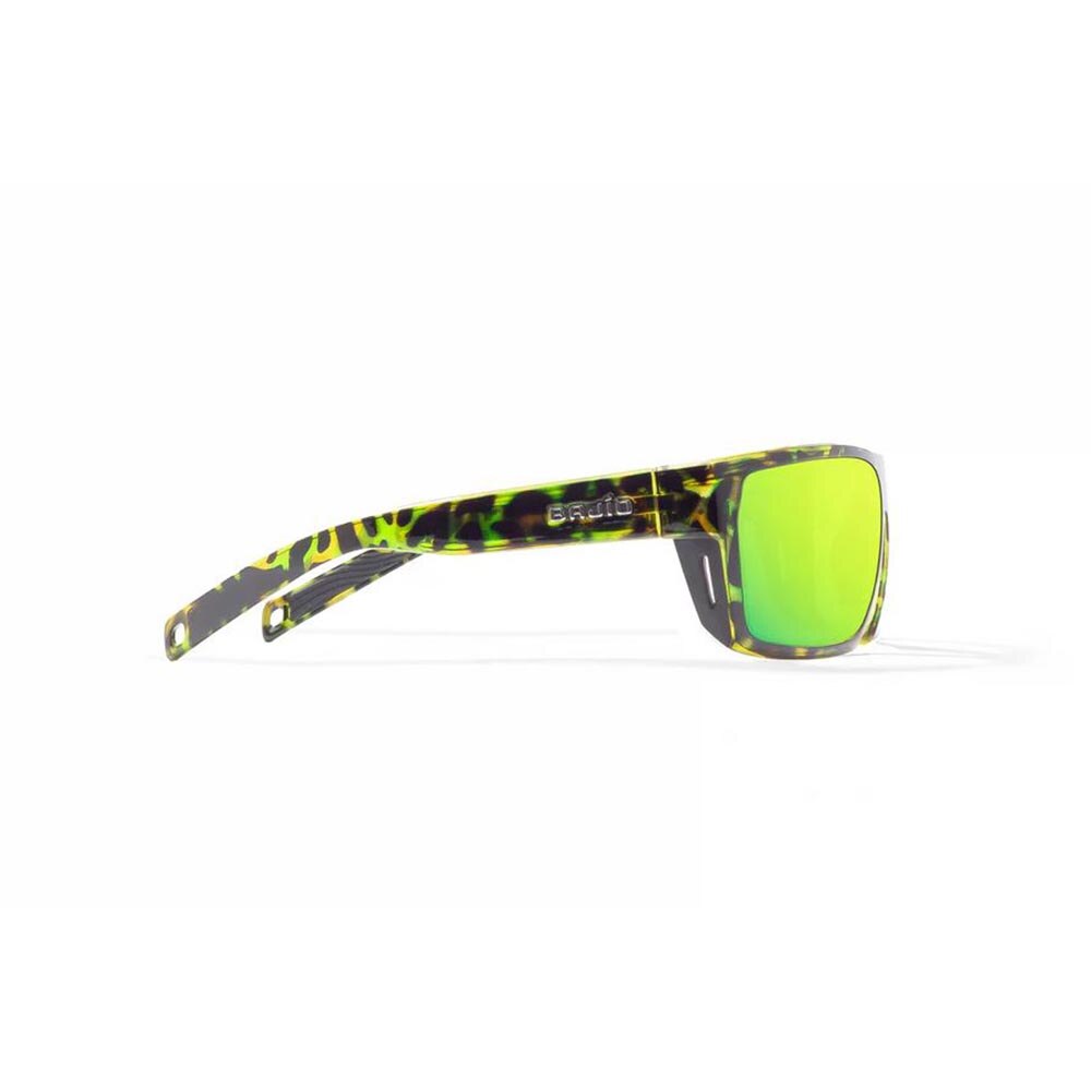 Bajio Palometa Sunglasses Polarized in Green Rock Glass with Green Mirror Plastic